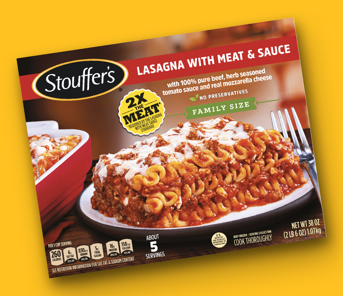 Stouffer's Lasagna with Meat & Sauce